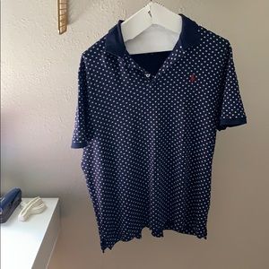 Men’s polo mesh cotton collared shirt